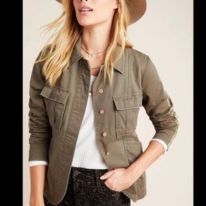 NEW Anthropologie army green jacket w/tags!